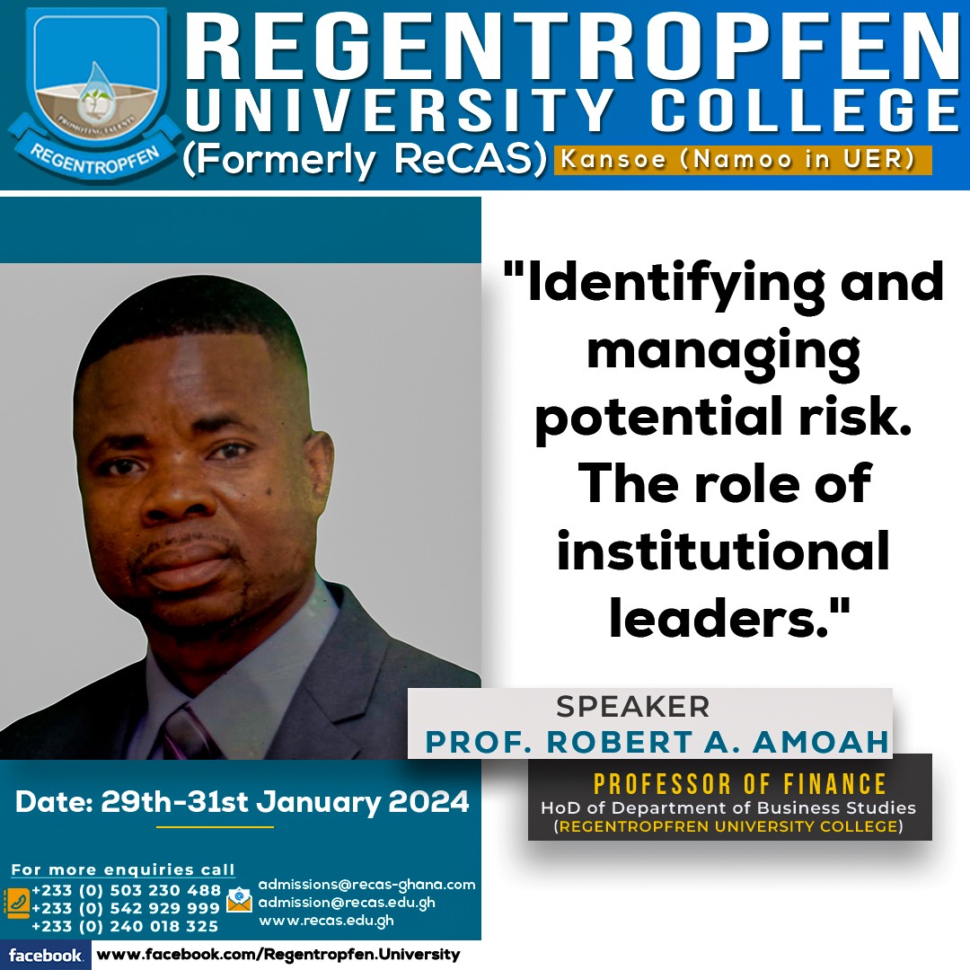 Identifying and Managing Potential Risk, the Role of Institutional Leaders